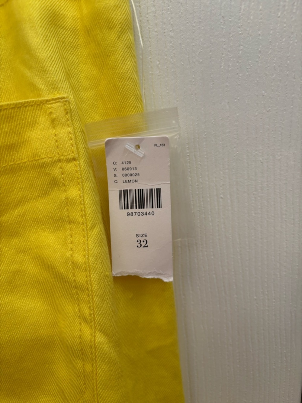 Anthropologie Maeve The Colette Shorts Linen Blend in Lemon, Size 32, NWT - Picture 5 of 5